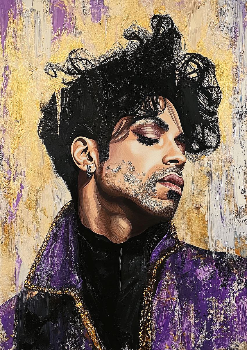 Prince Style Pop Art Canvas Print & Poster Wall Art - AI PRINT LAB